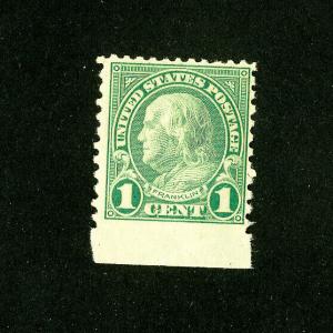 US Stamps # 598 F-VF OG NH Sheet Margin Scott Value $150.00