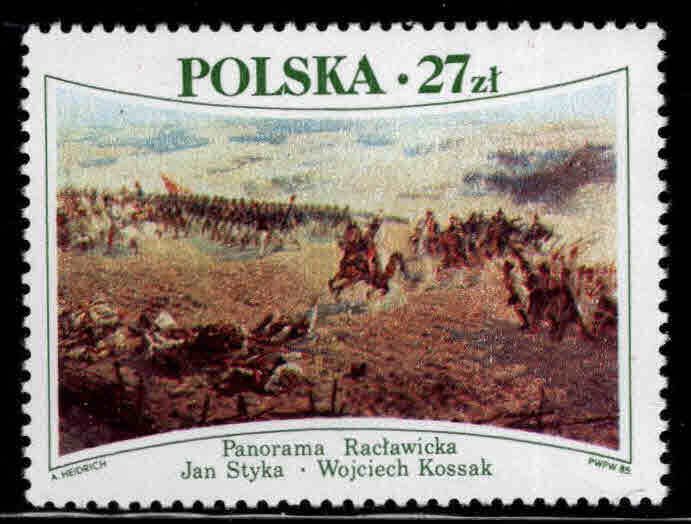 Poland Scott 2670 MNH** cavalry battle stamp