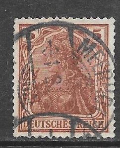 Germany 118: 5pf Germania, used, F-VF