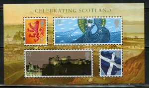 GREAT BRITAIN SCOTT# 2419 CELEBRATING SCOTLAND SOUVENIR SHEET MINT NEVER HINGED