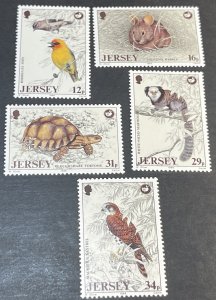 JERSEY # 456-460--MINT NEVER/HINGED--COMPLETE SET--1988