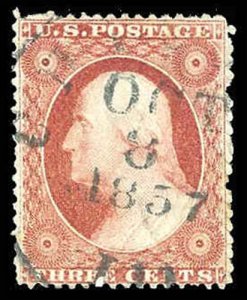 U.S. 1851-57 ISSUE 25  Used (ID # 84208)