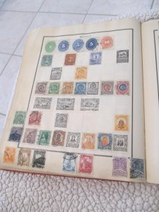 VEGAS - Battered 1928 Scott Album - OLD Stamps Incl China  >160 Photos! FE604