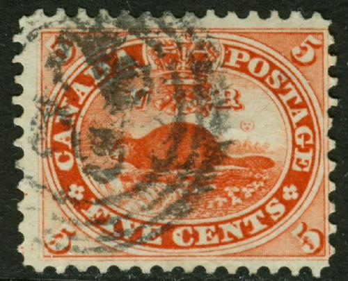 Canada #  15x Used VF+ perf 12x11.75 & imprint & 4R 22