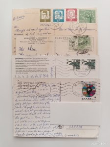 POSTAL HISTORY World Wide 4x POSTCARD (S107)