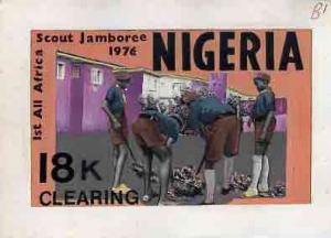 Nigeria 1977 First All Africa Scout Jamboree - original h...