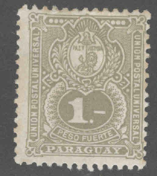 Paraguay Scott 45 MH* 1892