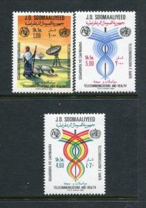Somalia 497-499, MNH, ITU World Telecommunications 1981. x27959