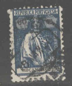 Mozambique Scott 191p  Used 60c Ceres issue p12.x 11.5