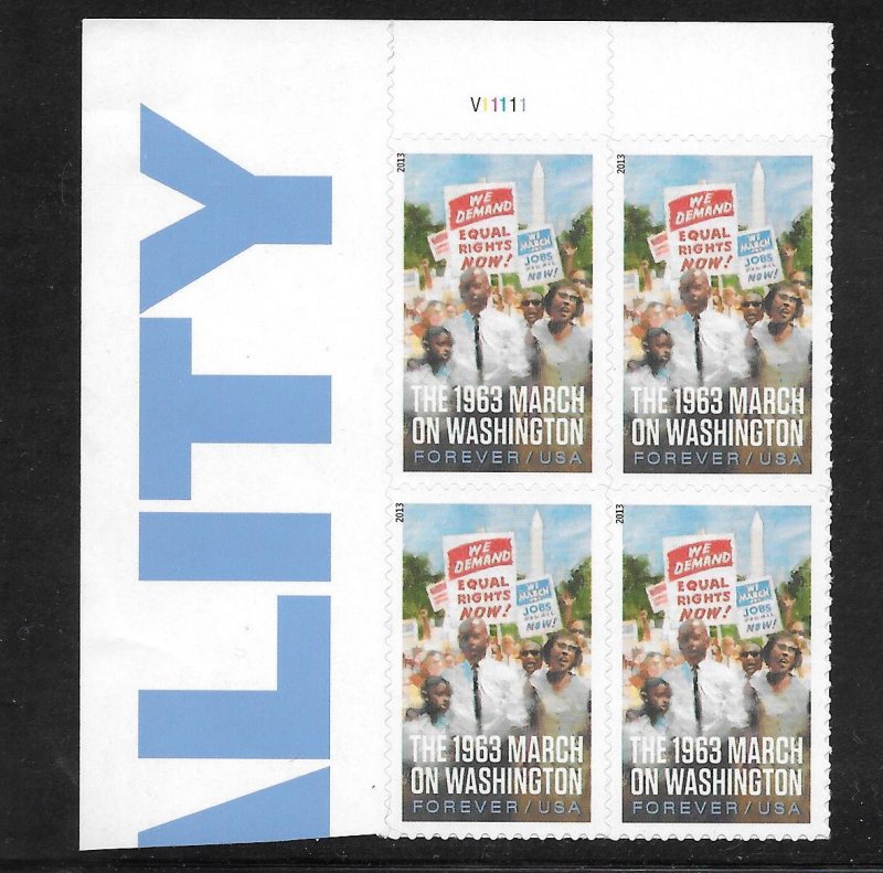 #4804 MNH Plate Block