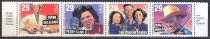 2771-74, Strip-4 Country Legends MNH .29cent