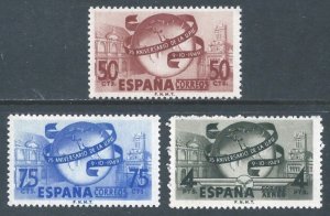 Spain #769-70,C126 NH U.P.U. 75th Anniv.