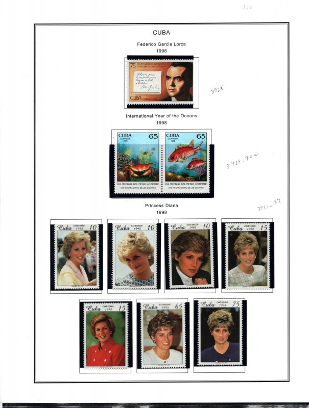MNH STAMPS FROM  CUBA    (382)
