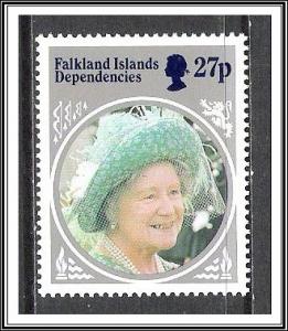 Falkland Islands Dependencies #1L94 Queen Mother 85th Birthday MNH