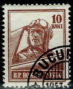 Romania 1955: Sc. # 1026: Used CTO Single Stamp