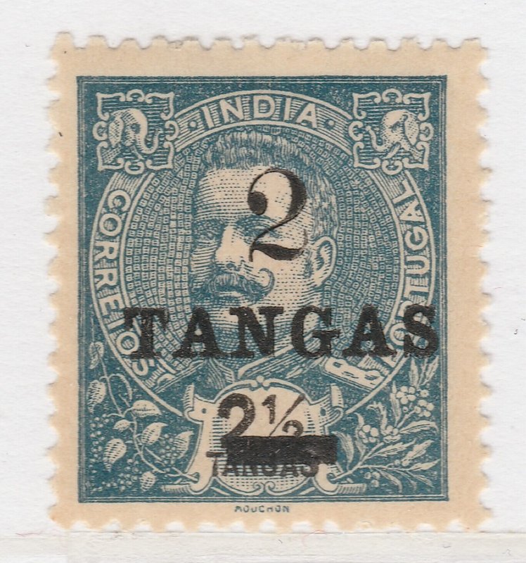 Portugal Colony INDIA 1905 2t on 2 1/2T MH* Stamp A28P25F28285-