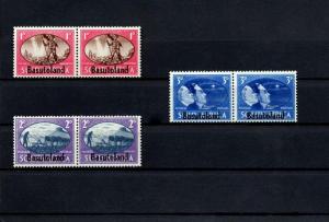 BASUTOLAND  - 1945 - PEACE  ISSUE - VICTORY - HOPE - 3 X MINT - MNH PAIRS!