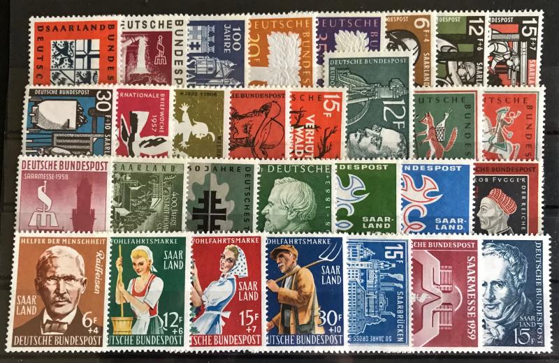 Saar: MNH Lot Saarland