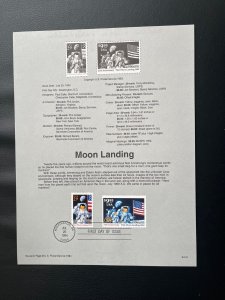 Scott  2842, 2842 Moon Landing 9.95  first day issue