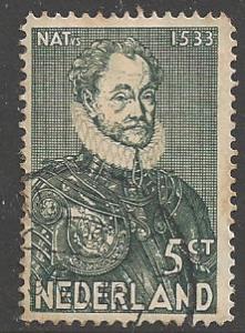 Netherlands 197 1933 William I, 5c, used