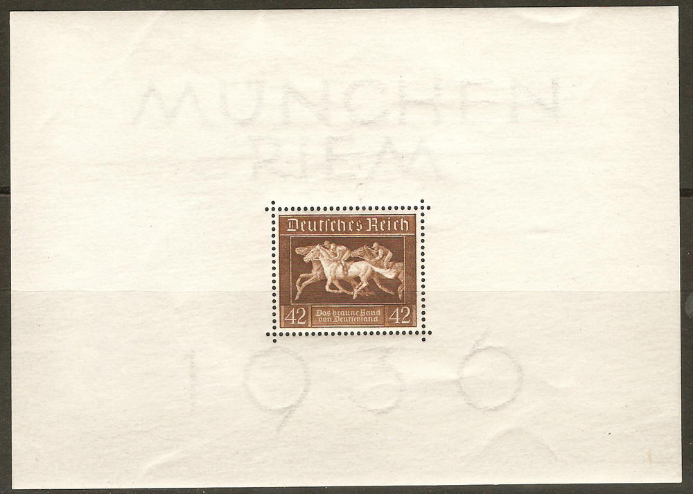 Germany B90 Mi Blk 4 S/S MNH VF 1936 SCV $24.00 | Europe - Germany