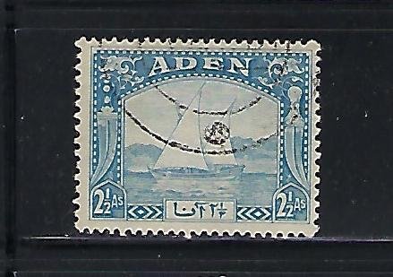 ADEN SCOTT #5 1937 DHOWS 2 1/2A  (BLUE) - USED