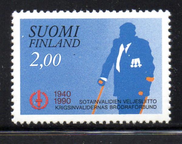 Finland Sc 813 1990 Disabled Veterans stamp mint NH