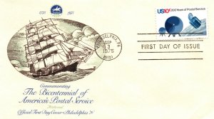 US FIRST DAY COVERS BICENTENNIAL OF U.S. POSTAL SERVICES ON LIMITED FW 1975 (4)