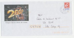 Postal stationery / PAP France 2002 Sandglass - Millenium