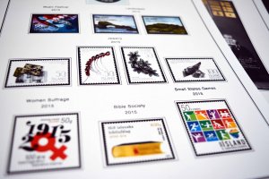 COLOR PRINTED ICELAND 2011-2016 STAMP ALBUM PAGES (29 illustrated pages)