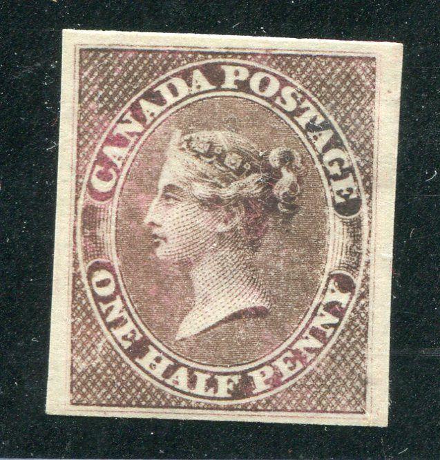 CANADA #8 Unused VF Neatly Re Gummed - S8245