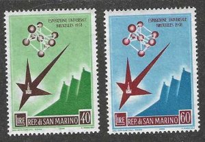 San Marino 412-413  Complete  MNH SC:$.80