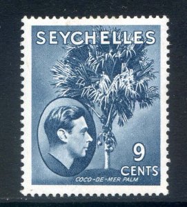 Seychelles 9c Grey Blue SG138ac Mounted Mint