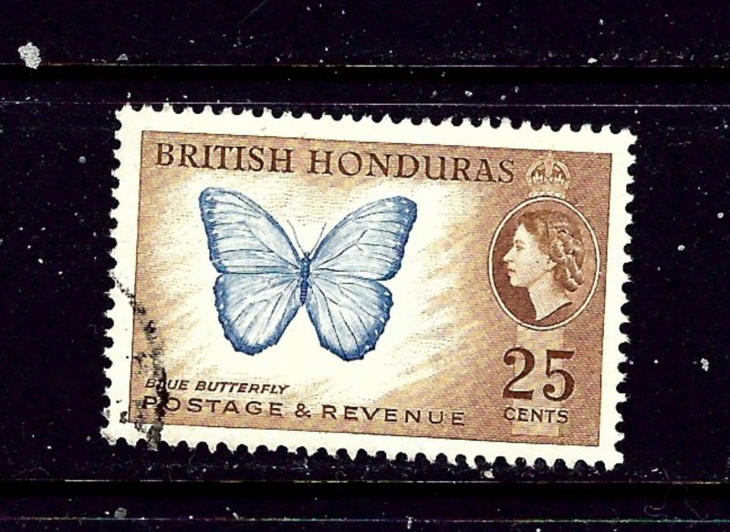 British Honduras 151 Used 1953 Butterfly