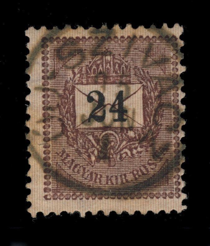 HUNGARY - 1895 -MiNr.36B CANCELLED ÚJ-SZIVÁCZ (Type F circle date stamp)