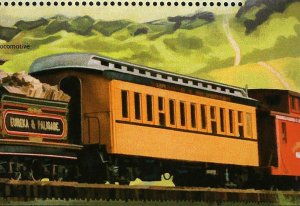 Steam Trains Stamp Best Friend of Charles Eureka Locomotive S/S MNH #5042/Bl.673