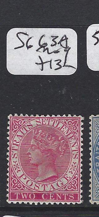 MALAYA STRAITS SETTLEMENTS (P1705B) QV 2C  SG 63A  MOG