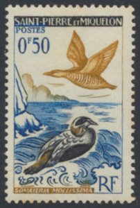 St Pierre & Miquelon  SC# 362 MH  Birds  see details/scans 