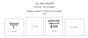  PRINTED EL SALVADOR [CLASS.] 1867-1940 STAMP ALBUM PAGES (87 pages)