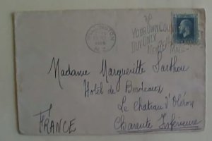 NEW ZEALAND 1925 TO FRANCE