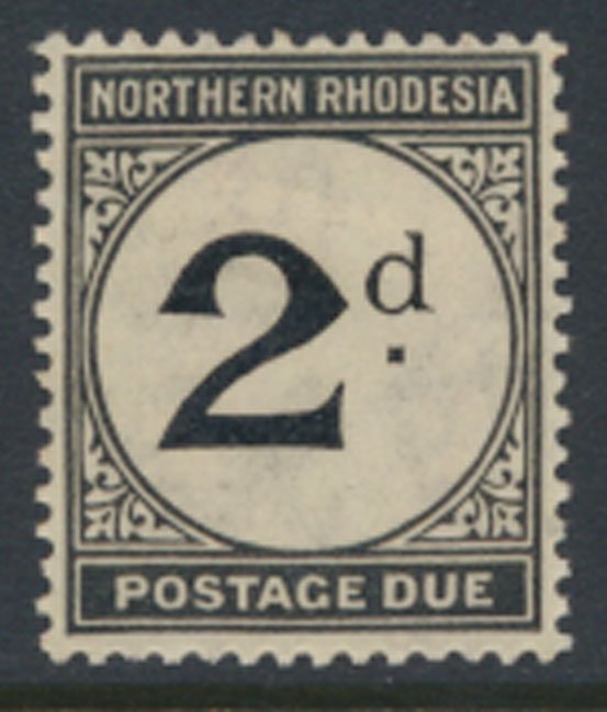 Northern Rhodesia  SG D2 1929 Postage Due   SC# J2   MH see detail and scans