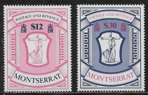 Montserrat Scott #'s 501 - 502 MNH