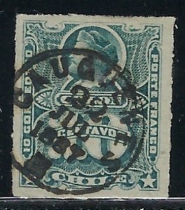 Chile 23 Used 1877 issue (fe5926)