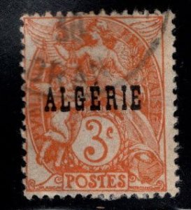 ALGERIA Scott 3 Used  stamp Algeria overprint