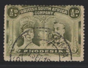 Rhodesia Sc#101a Used - perf 14