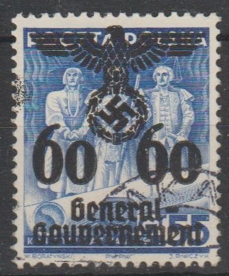 Mi:  25   used  1940  Cat € 18  General Gov.