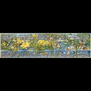 SAN MARINO 1995 - Scott# 1323 Nature Year Set of 5 NH