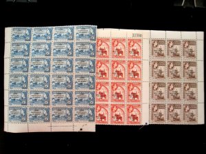 GHANA - SCOTT# 25-27 - BLOCK 24 - CS - MNH - CAT VAL $186.00