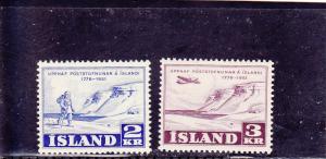 Iceland  Scott#  271-2  MH