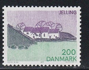 Denmark # 605, Landscape, Used